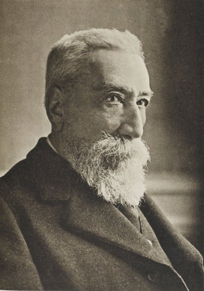 Portrait d'Anatole France peu de temps avant sa mort.