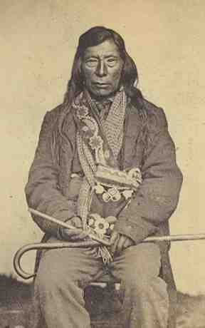 Photo de 1861 du chef indien d'Amérique Nez Perce