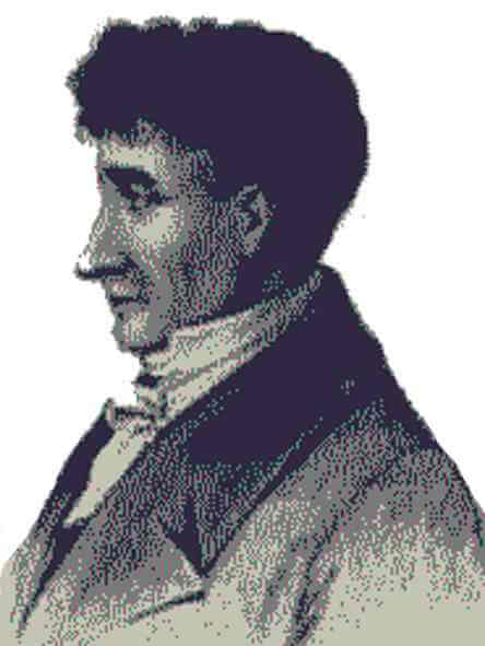 Portrait de profil de Joseph Joubert