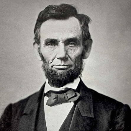 Portrait d'Abraham Lincoln le 8 Novembre 1863