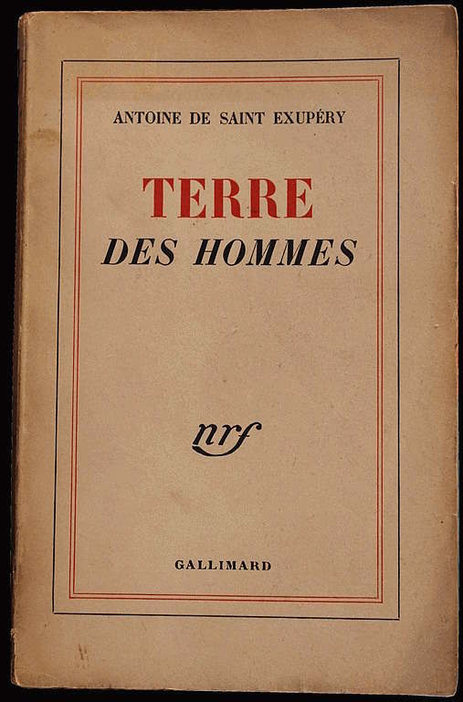 Page titre du livre : Terre des hommes